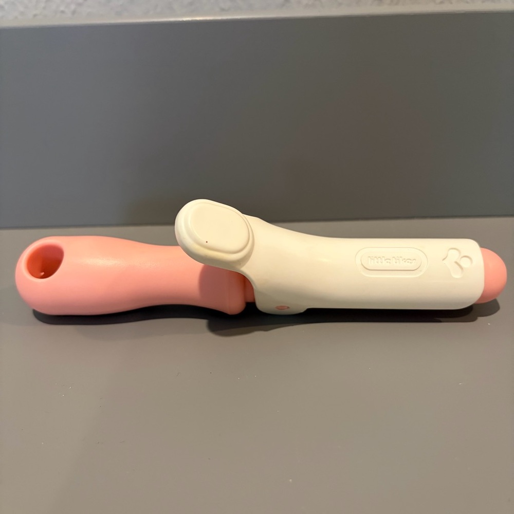 Vintage Little Tikes Beauty Salon Vanity Replacement Hair Curling Iron Pink EUC
